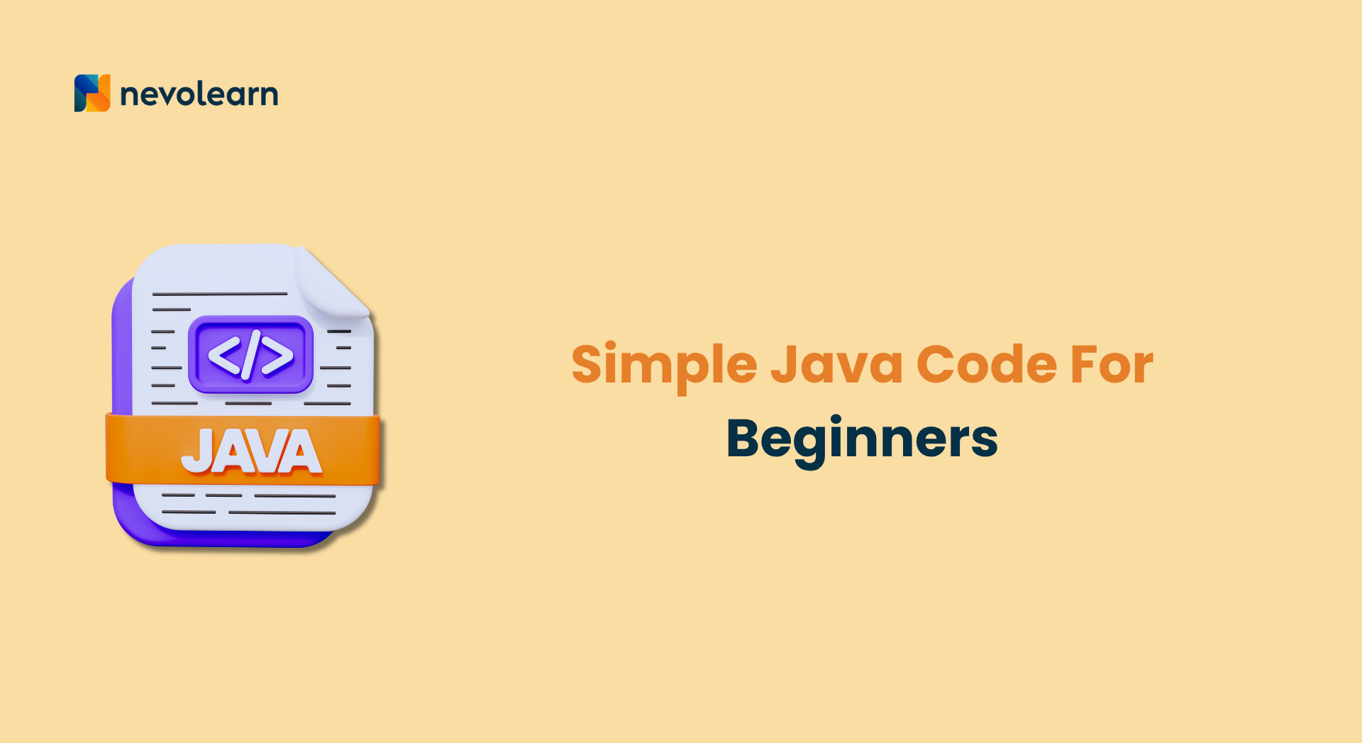 Simple Java Code for Beginners: Learn to Code with Basic Examples ...